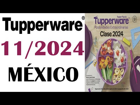 CATALOGO  TUPPERWARE  TUPPER  TIPS  11  /  2024  MÉXICO