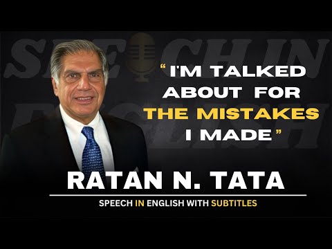 Ratan Tata Award Winning Speech | Deming Cup 2012  (BIG English Subtitles)