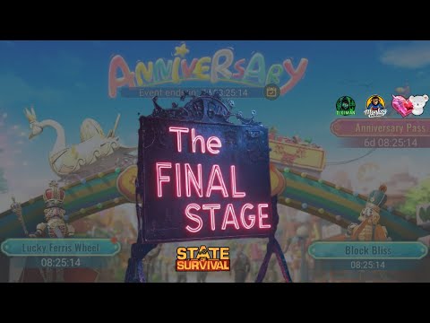 SNEAK PEEK OF THE FINAL STAGE OF ANNIVERSARY EVENT in STATE OF SURVIVAL