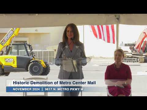 Historic Demolition of Metro Center Mall