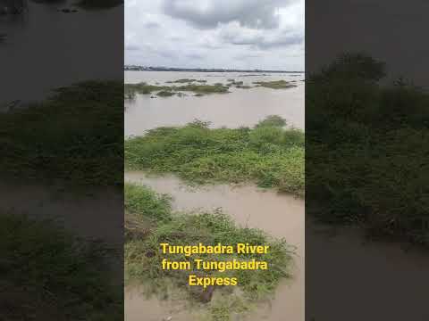 Breathtaking Tungabadra river, Shot from Tungabadra Express train @ Kurnool