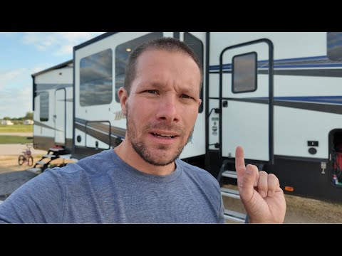 How we change our RV tires while living in it.