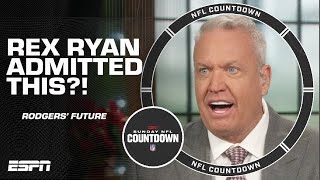 🚨 WHAT?! 🚨 Rex Ryan hints at his Aaron Rodgers decision?!  | NFL Countdown