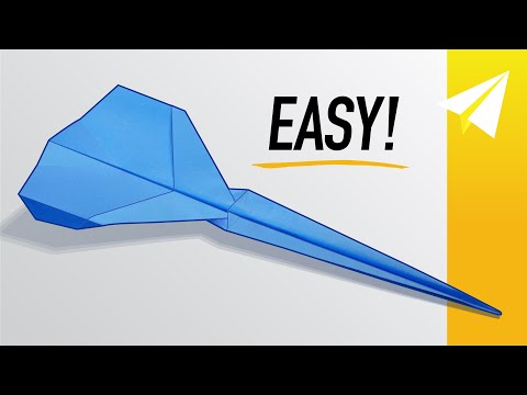 Easy Paper Airplane that Flies Really Far — How to Make Ranseur (Dart)