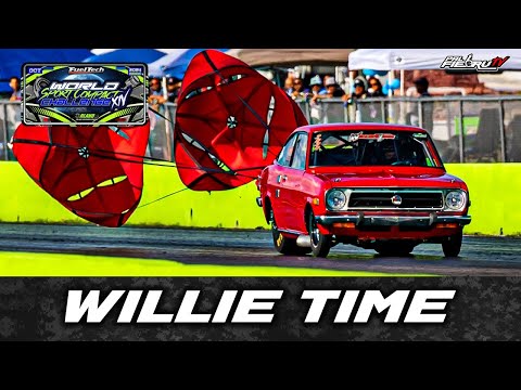 The World Fastest Datsun ``Willie Time`` At World Sport Compact Challenge 2024 Orlando Speedworld