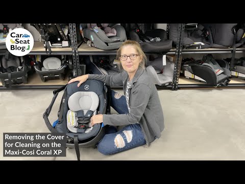 Removing the Cover for Cleaning the Maxi-Cosi Coral XP Rear-Facing Only Infant Seat