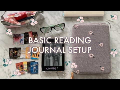 HOW TO DO SIMPLE + BASIC READING JOURNAL SET UP // very easy no fuss #readingjournal #journalsetup