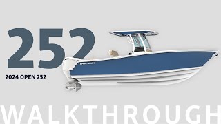 Open 252 Center Console - 2024 Walkthrough #boatwalkthrough #newboat