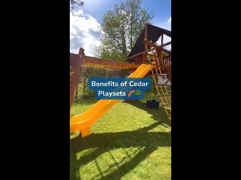 Benefits of Cedar Playsets