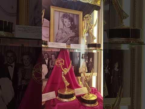 Lucille Ball Awards Display at The Hollywood Museum