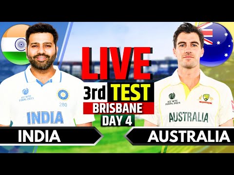 India vs Australia, 3rd Test, Day 4 | IND vs AUS Live Match| Live Cricket Match Today, 3rd Session