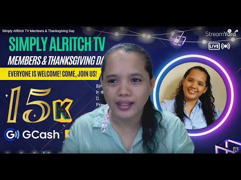 Simply AlRitch TV Members & Thanksgiving Day #games #gcash #giveaway #supportersday #thanksgivingday