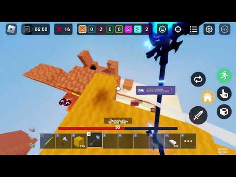 I became a controller player…(Roblox Bedwars)