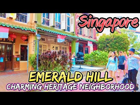 Discover Emerald Hill Singapore in 4K | A Charming Heritage Neighborhood Tour.