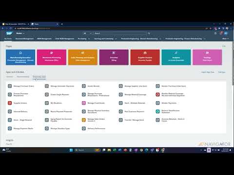 SAP S/4 HANA Cloud, Public Edition User Experience Demonstration