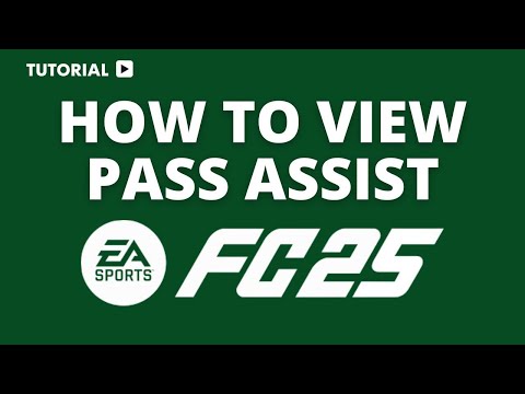 Fc 25 how to View pass assist