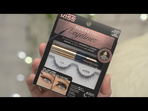 Kiss Magnetic Liner and Double Strength Magnet Lashes Wear Test & Review | CORRIE V