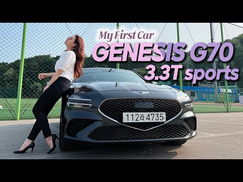 vlog) Introducing my first car with my bf... ❤️‍🔥 Genesis G70 3.3T full option