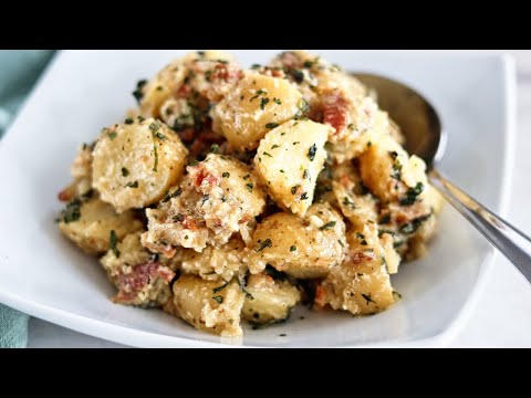 Lemon Basil Potato Salad | Easy, fresh, and delicious!