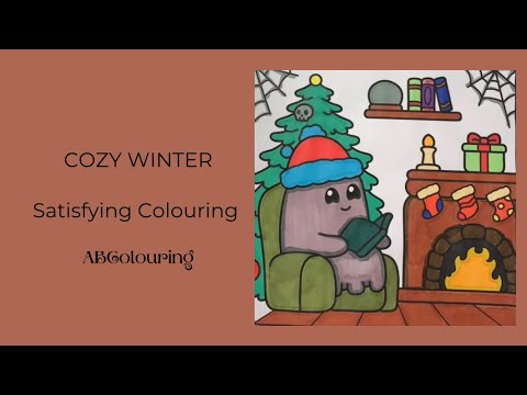 COZY WINTER SATISFYING COLOURING | ABColouring |