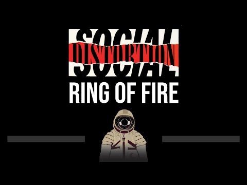 Social Distortion • Ring Of Fire (CC) (Upgraded Video) 🎤 [Karaoke] [Instrumental Lyrics]