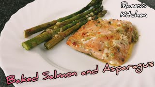 Baked Salmon and Asparagus | Quick Dinner Recipe