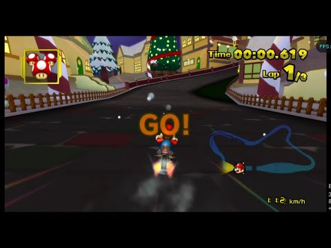 Merry Mountain Xmas Mario Kart Wii Deluxe Android Dolphin Xiaomi 11T Pro 12RAM Snapdragon888