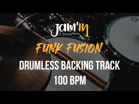 Funk Fusion Drumless Backing Track 100 BPM