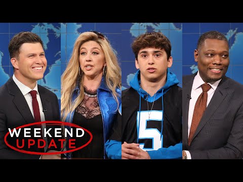 Weekend Update ft. Heidi Gardner and Marcello Hernández - SNL