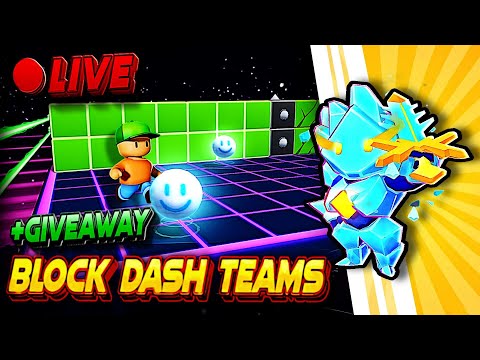 🔴 Block Dash Teams LIVE🔥| EU Server🌍 | Stumble Guys🥊| #stumbleguys #blockdash