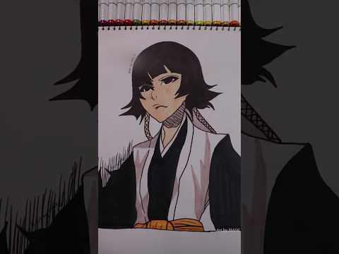 soi fon drawing in 30 sec! #soifon #anime #drawing