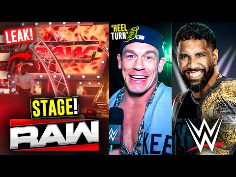 New Raw NETFLIX STAGE LEAKED*!? 😱 | John Cena HEEL TURN? Jey Uso WORLD CHAMP In 2025 | WWE News