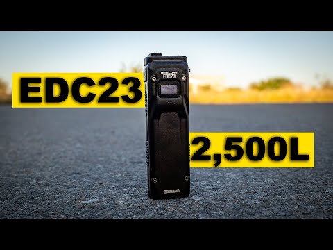 The Ultra Slim Flat Tactical EDC Flashlight | Nitecore EDC23