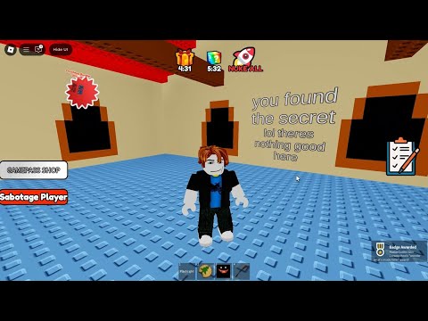 How to get the 'wonder what's inside here' badge in Scariest Game On Roblox