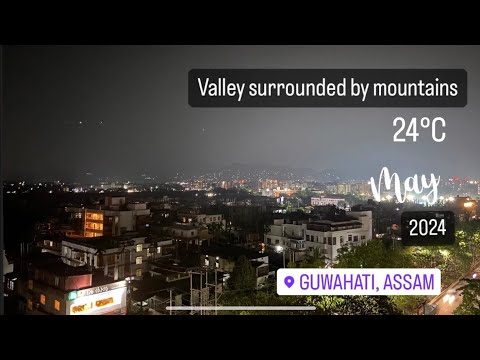 Guwahati city | Borbari Chariali | 270* view | North east of India