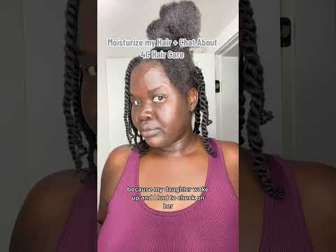 Let’s Chat About 4C Hair Care as I Put my Hair into Medium Twists #roadto1k #shortvideo