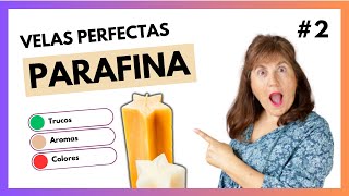 ¿Cómo Hacer VELAS AROMATICAS con PARAFINA? Y COLOR 🌈 (Curso Velas #2)