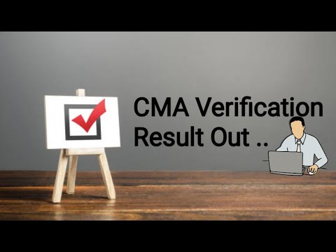 CMA Verification Results Are Out ||