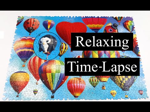 BONUS CLIP Colourful Balloons Jigsaw Puzzle from Trefl Relaxing Time-Lapse