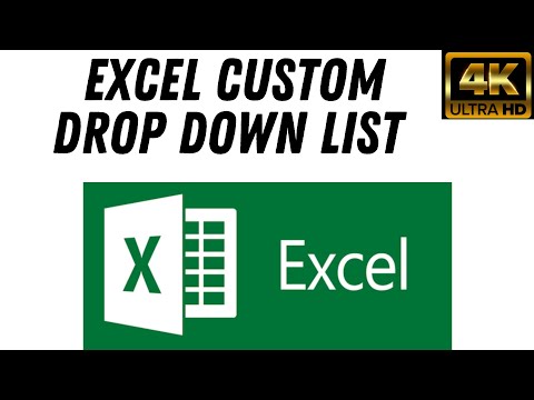 How To Create A Custom Drop Down List In Microsoft Excel