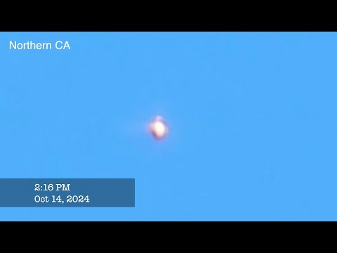 HAPPENING NOW! Unidentified Flying Object Appears In The Sky Above California #ufo #uap