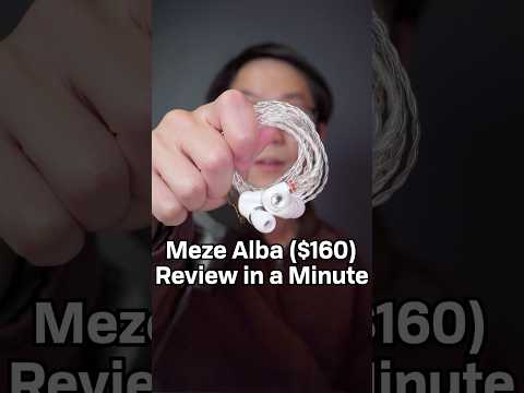 Meze Alba Review in a Minute: A Premium Option for First-Time IEM Buyers #headphones #inearmonitors