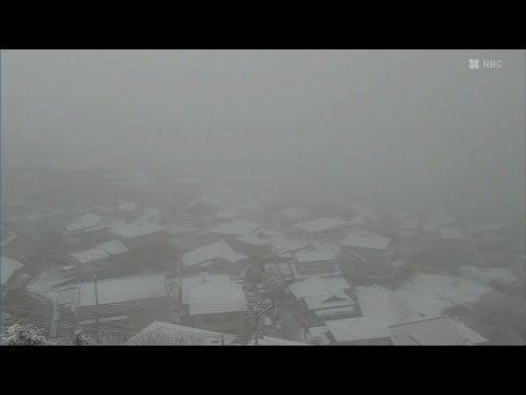 7日夜から再び大雪のおそれ　雪をともなった暴風に警戒　長崎県内（7日正午現在）