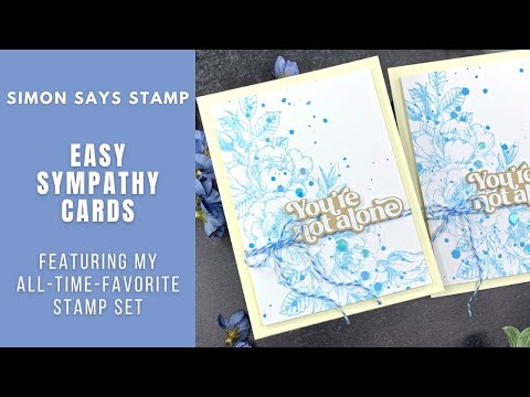 Easy Sympathy Cards | SSS Beautiful Flowers Take 33