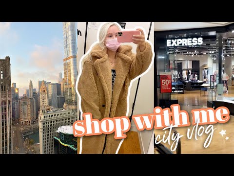 VLOG: come shopping on michigan ave with me!