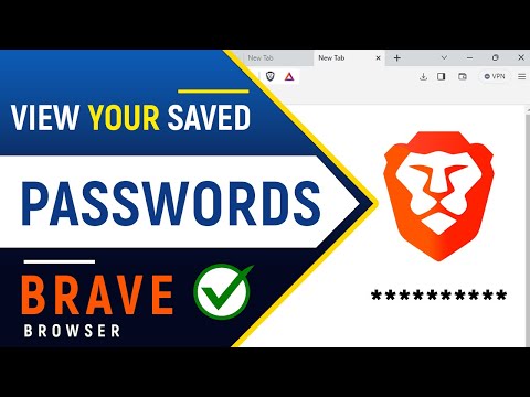 ✅ How to View or See Saved Passwords in Brave Browser | NEW Method