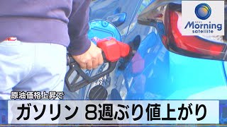 原油価格上昇で　ガソリン ８週ぶり値上がり【モ－サテ】（2022年6月9日）