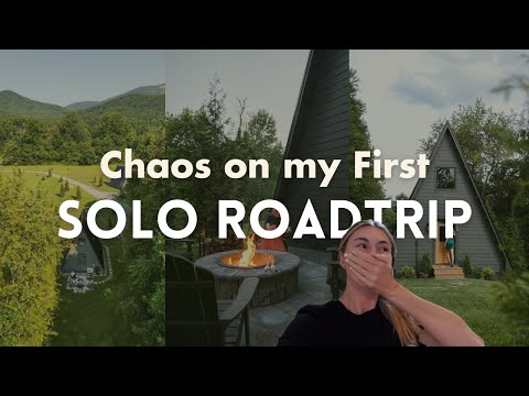 MY FIRST SOLO ROADTRIP *chaos* | Solo Travel Vlog