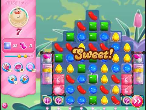 Candy Crush Saga Level 18158 - NO BOOSTERS | SKILLGAMING ✔️