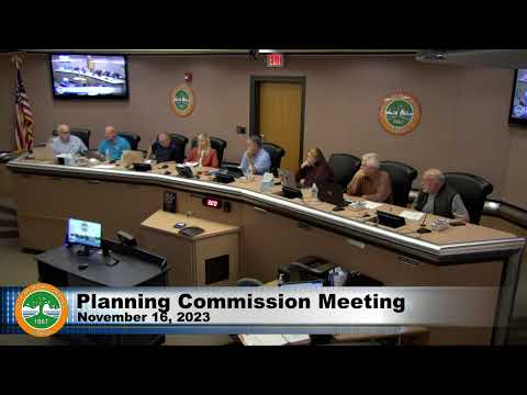 Planning Commission Meeting - 11/16/2023